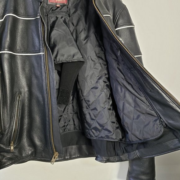 Wilsons Leather Heavy Riding Jacket XL - Picture 4 of 9